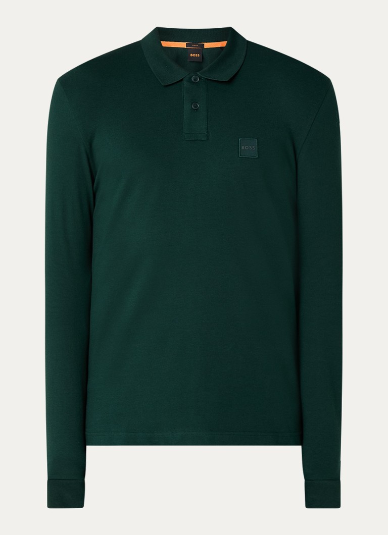 HUGO BOSS Passerby slim fit polo majica od pamučnog pikea s logotipom