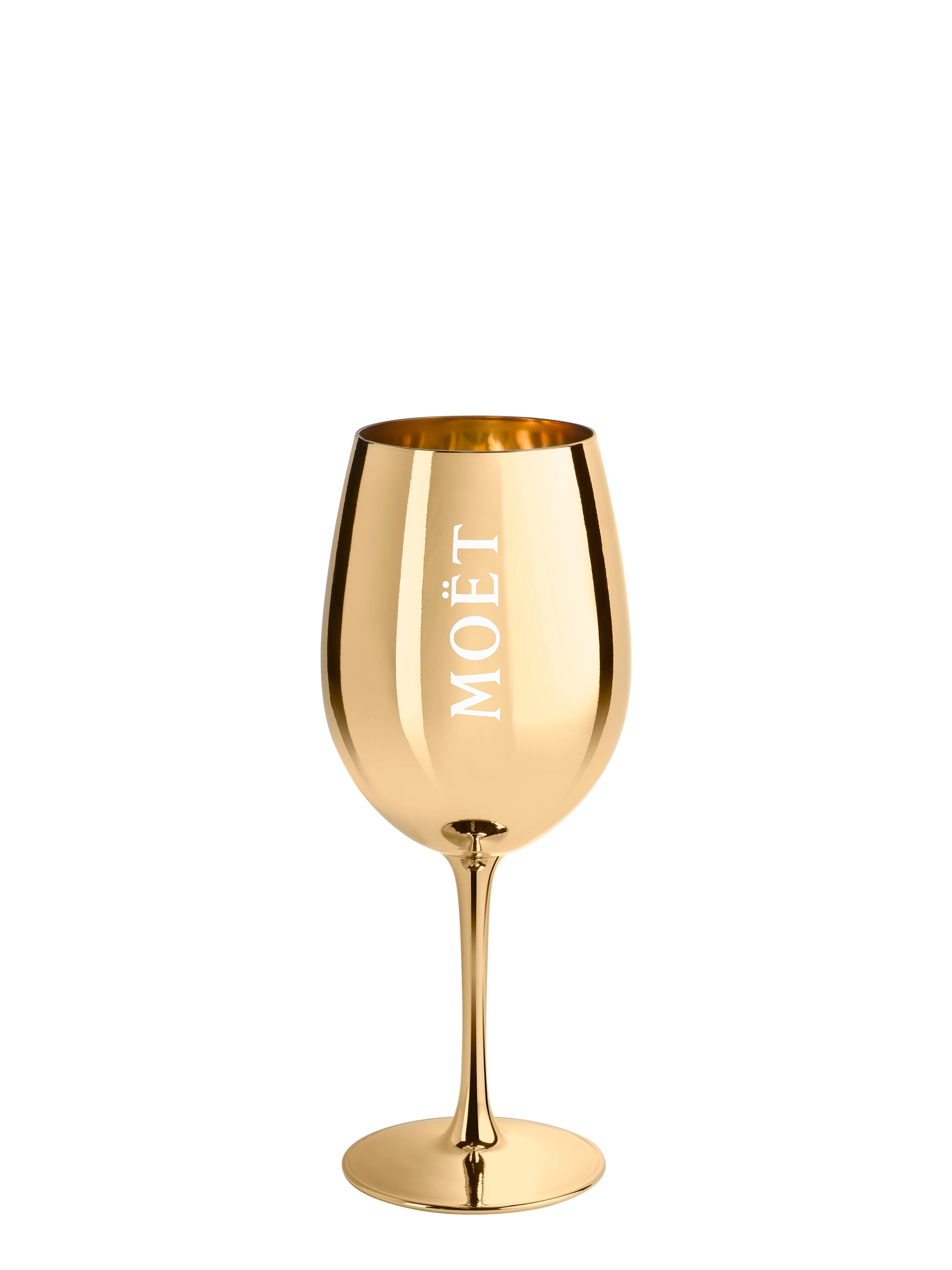 Moët & Chandon Goldene Champagnergläser - Set mit 6 Gläsern