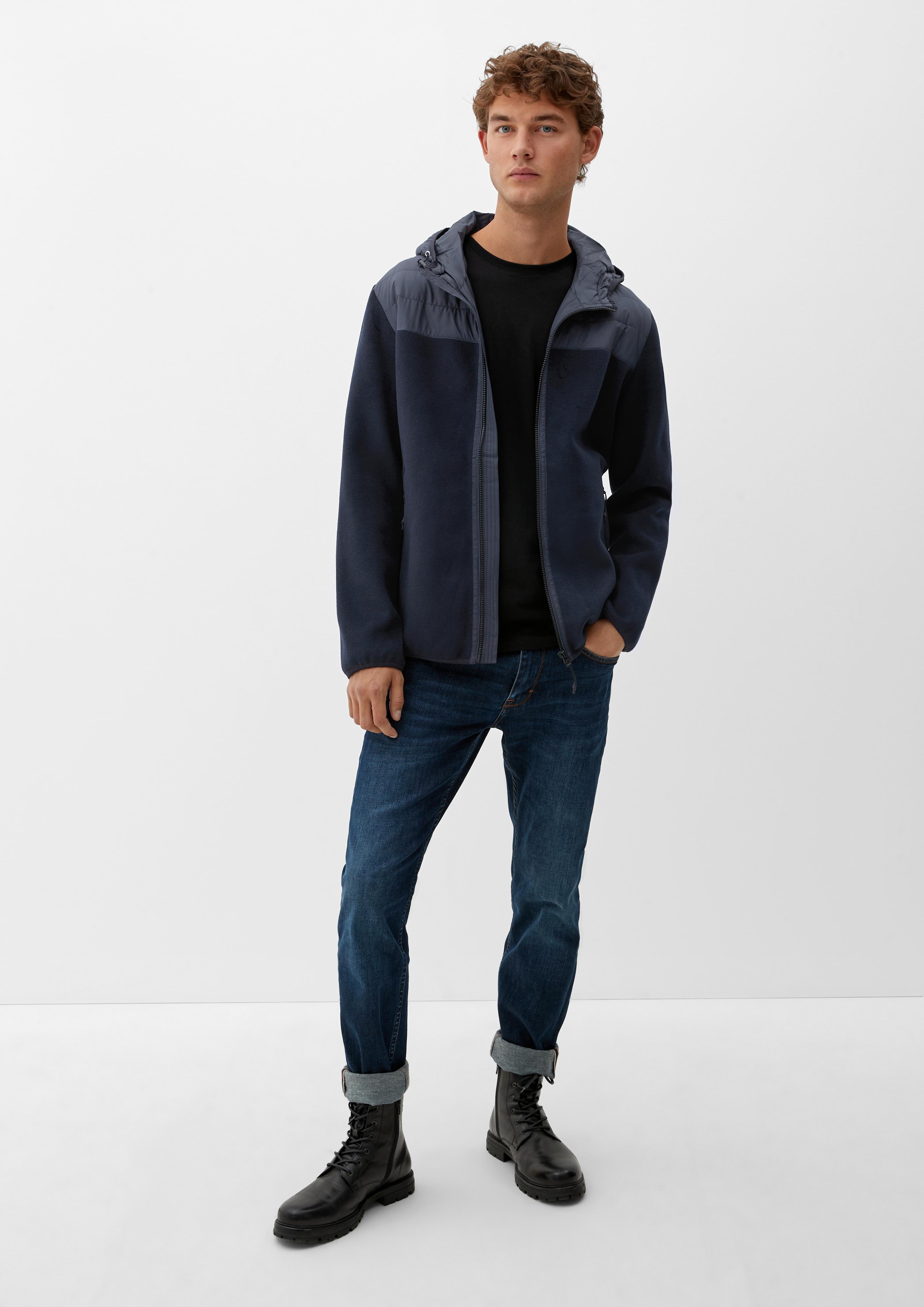 Jacke im Materialmix  2120560-5959
