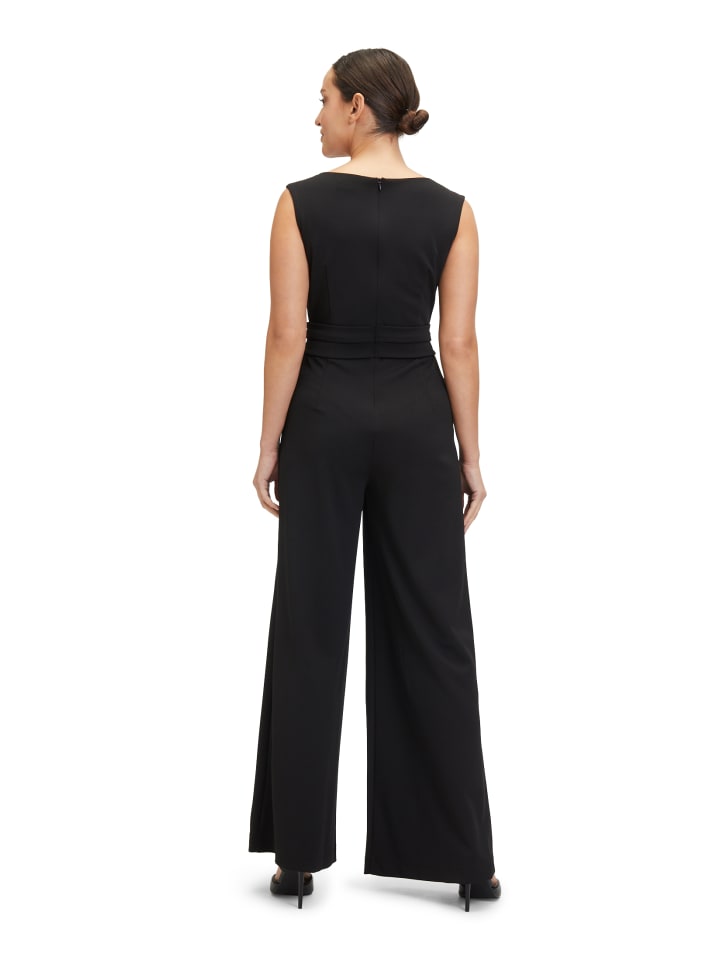 Vera Mont Jumpsuit mit weitem Bein in Schwarz günstig kaufen