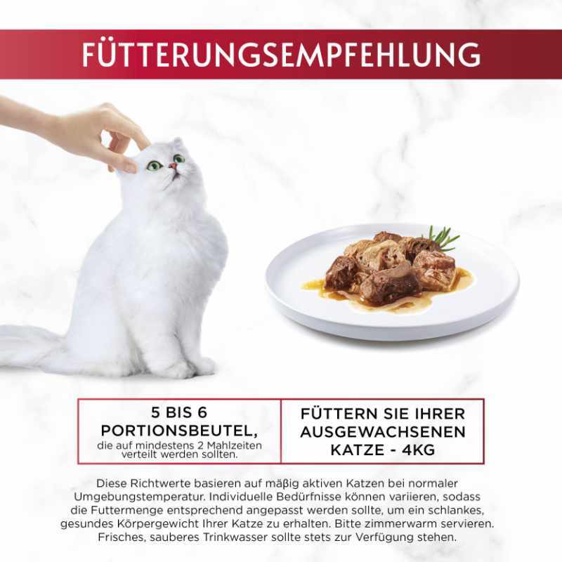 GOURMET Nassfutter GOURMET Mon Petit Intense 8x6x50g Duetti mit Fleisch