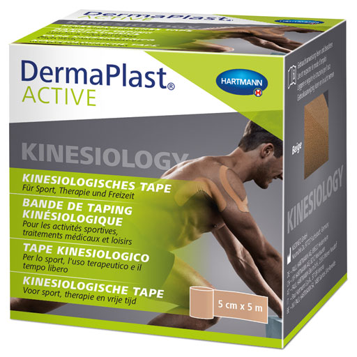 DERMAPLAST Active Kinesiology Tape 5 cmx5 m beige  1 St