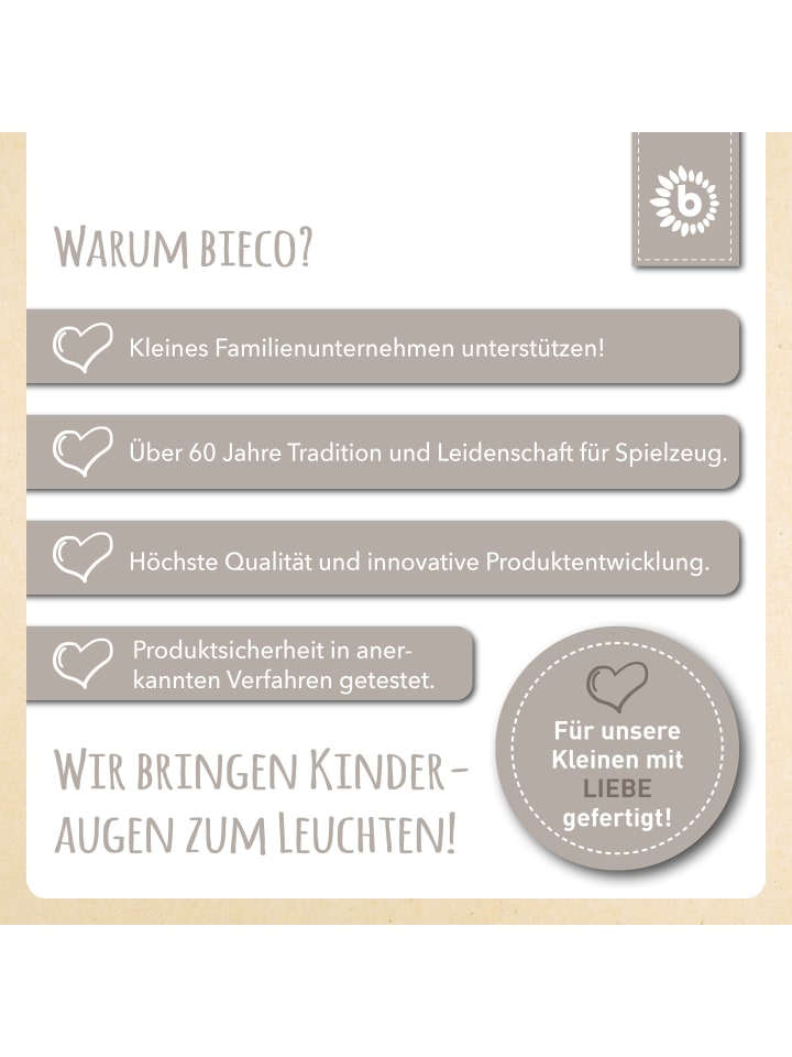 Bieco Spielwaren Greifling Holz Natur und Baumwolle mit Rassel Affe - ab Geburt in Braun günstig kaufen onesize