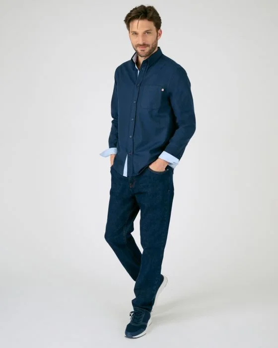 Chemise chaude manches longues polycoton Thermolactyl