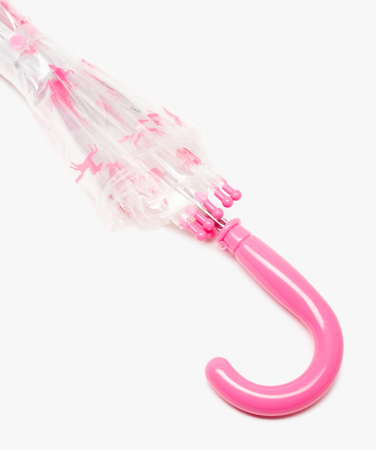 Parapluie enfant à motifs licornes rose | GEMO