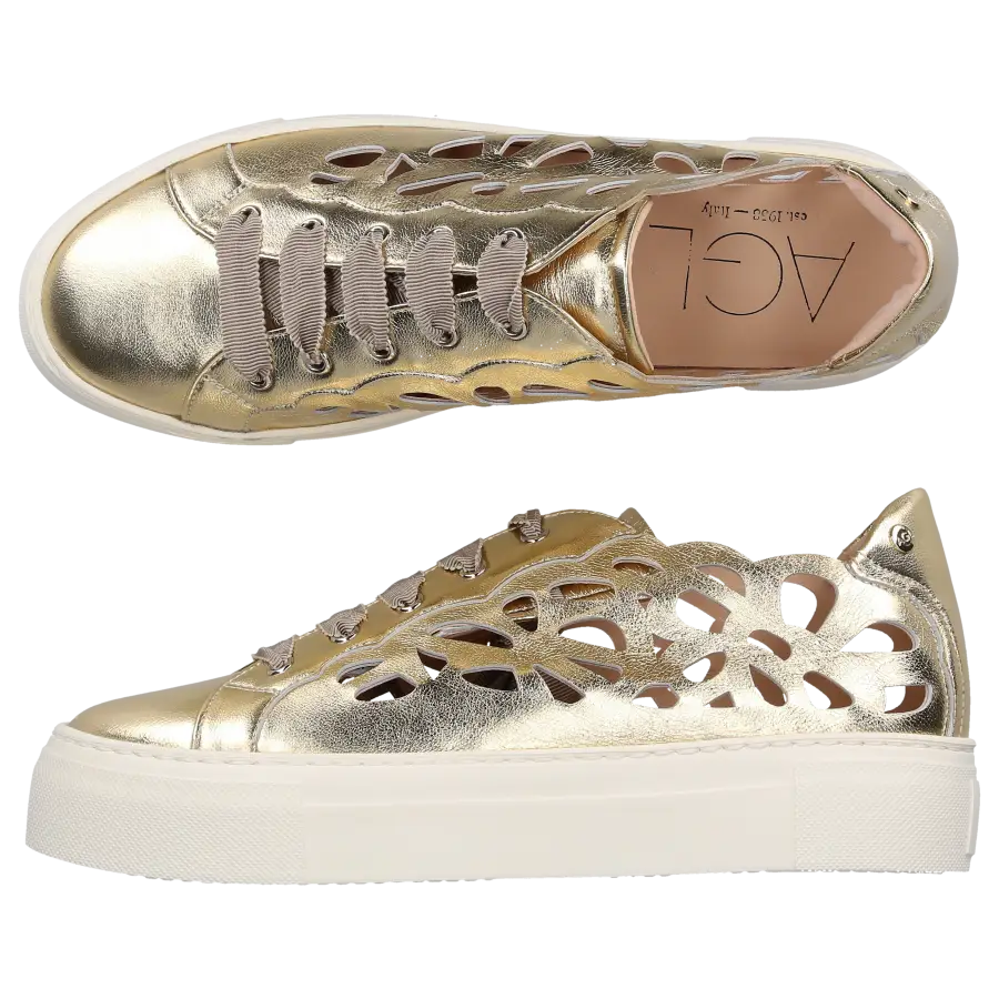 AGL Attilio Giusti Leombruni - Sneaker low D925249 Kalbsleder - gold