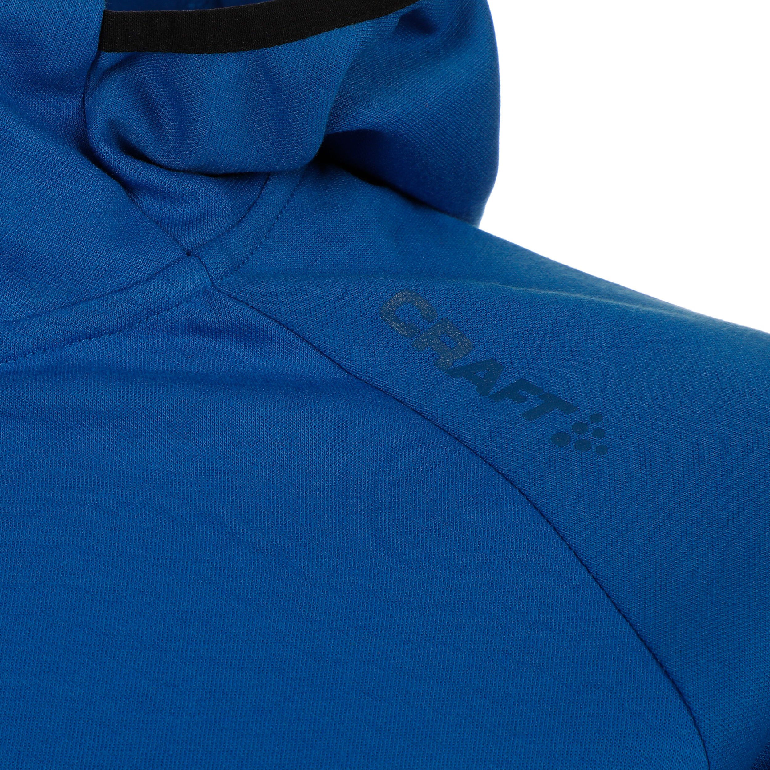 Full Zip Hood Sweatjacke Damen - Blau