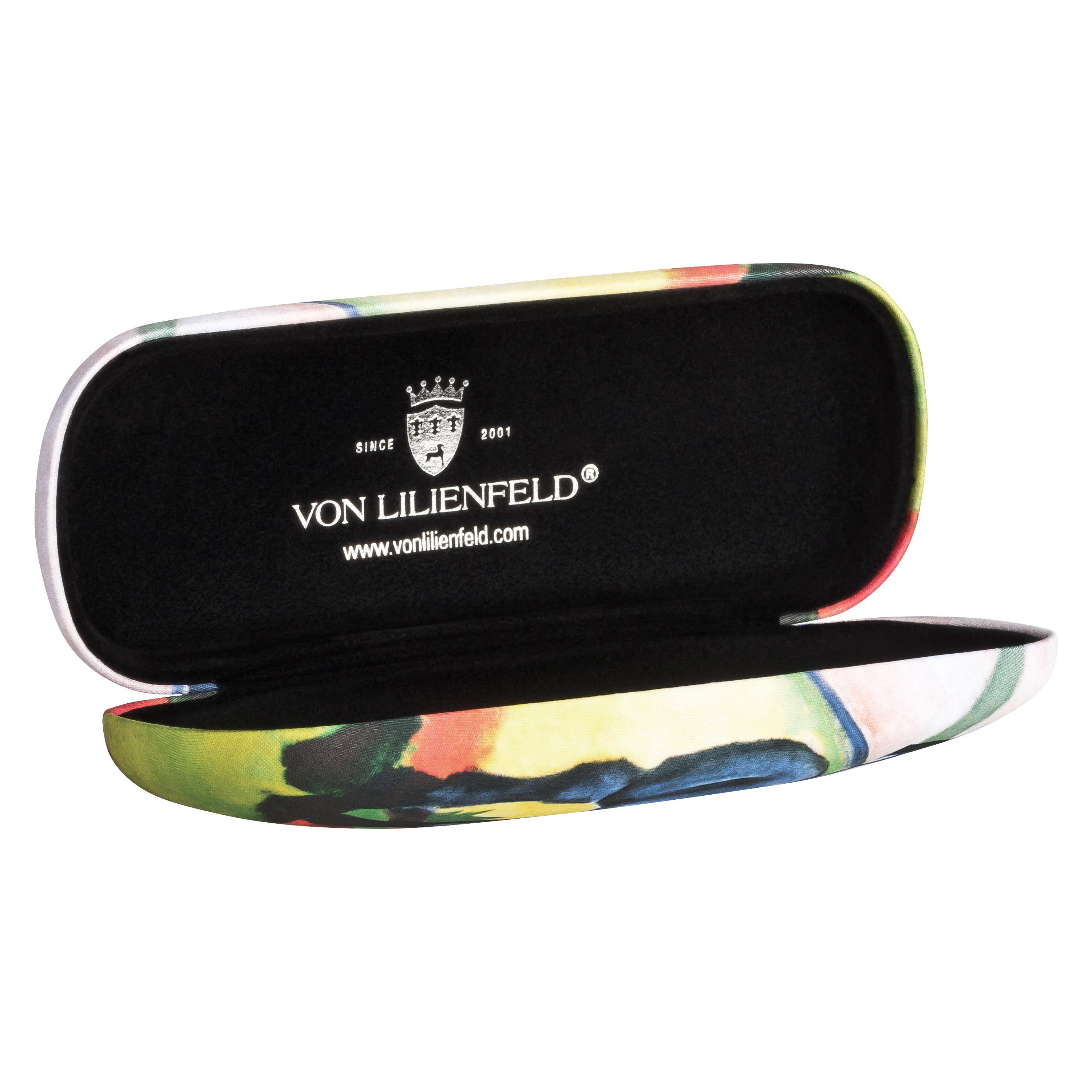 von Lilienfeld Brillenetui Brillenetui Franz Marc Blaues Pferd Kunst Hardcase, stabiles mit Mikrofaser bezogenes Hardcase