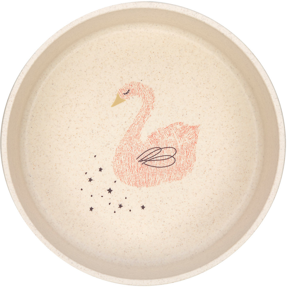 Esslernschale/Kinderschüssel Little Water Swan purple