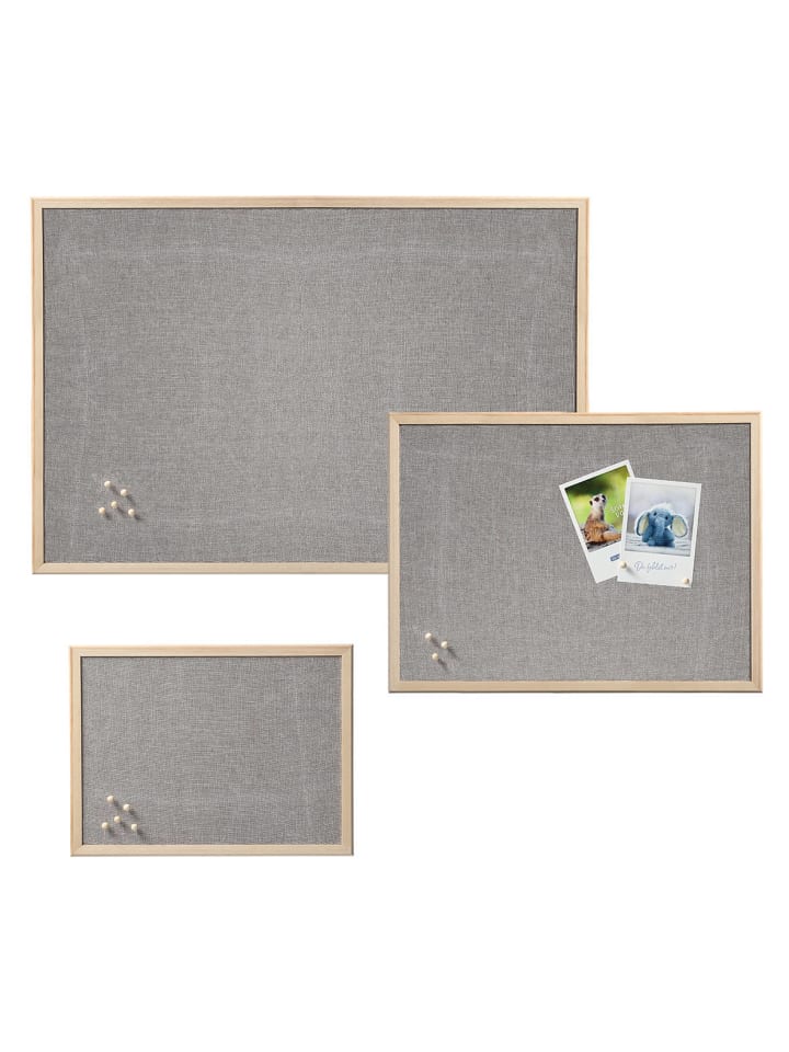 Zeller Present Pinnwand in grau günstig kaufen onesize