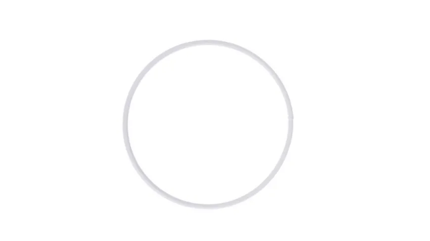 Rayher Metallringe beschichtet 25cm ø weiss