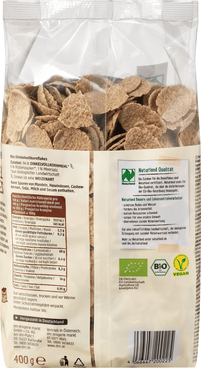 Dinkelflakes, 400 g