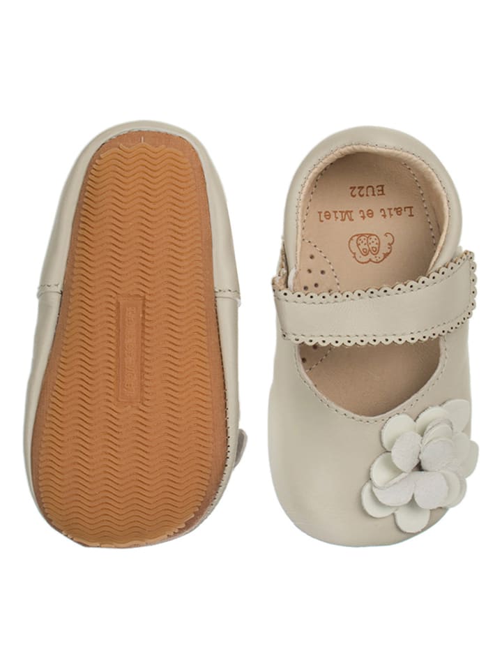 Lait et Miel Lammleder-Lauflernschuhe 