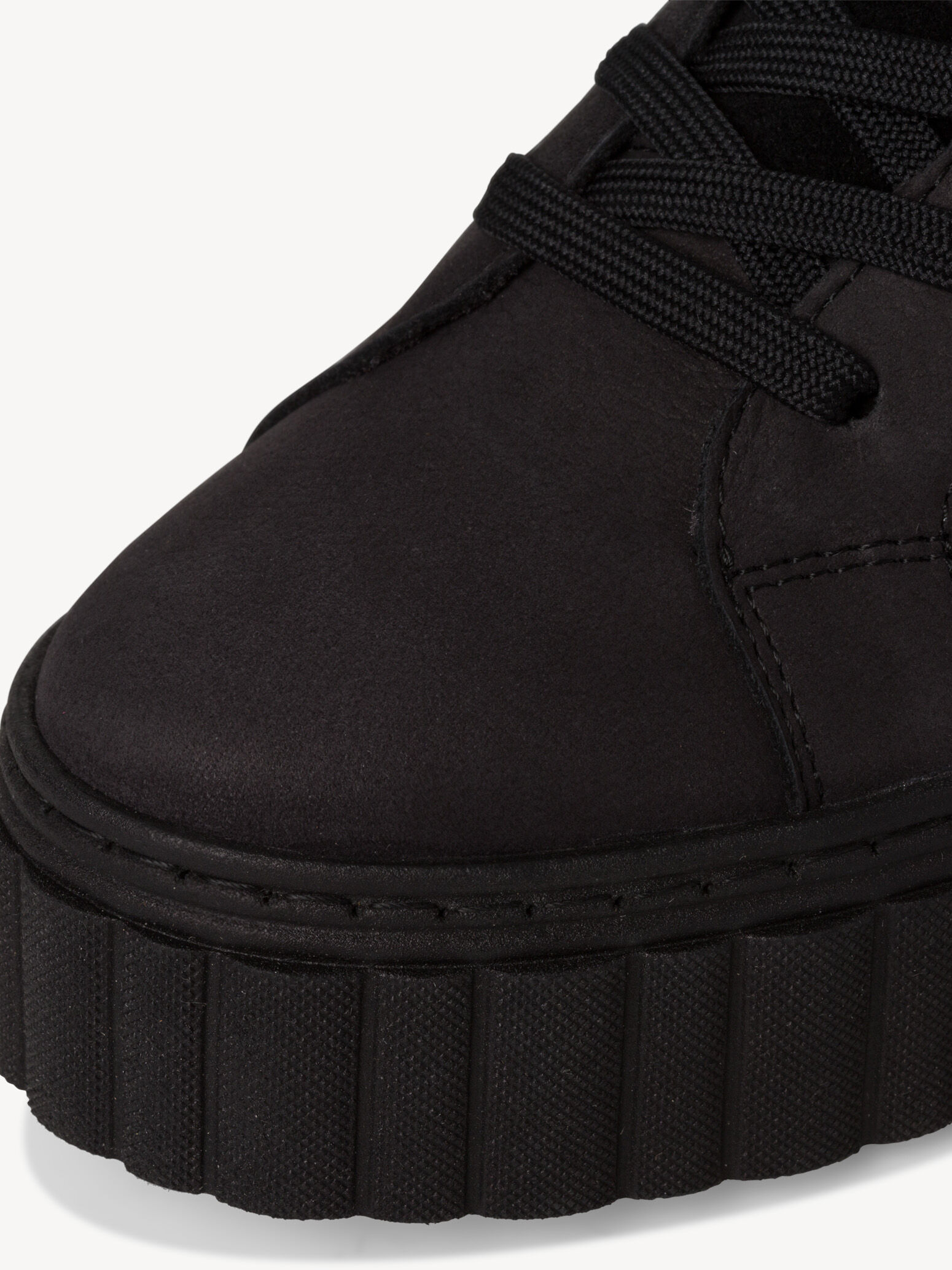 Bottine en cuir - noir