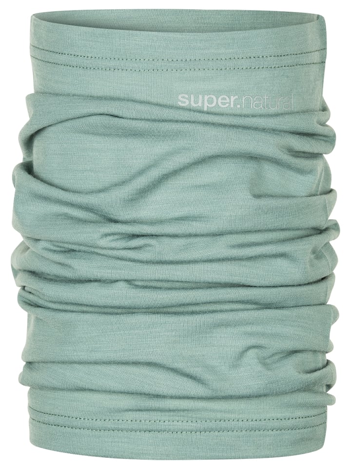 super.natural Merino Multifunktionstuch WANDERLUST NECKWARMER in Grün günstig kaufen onesize