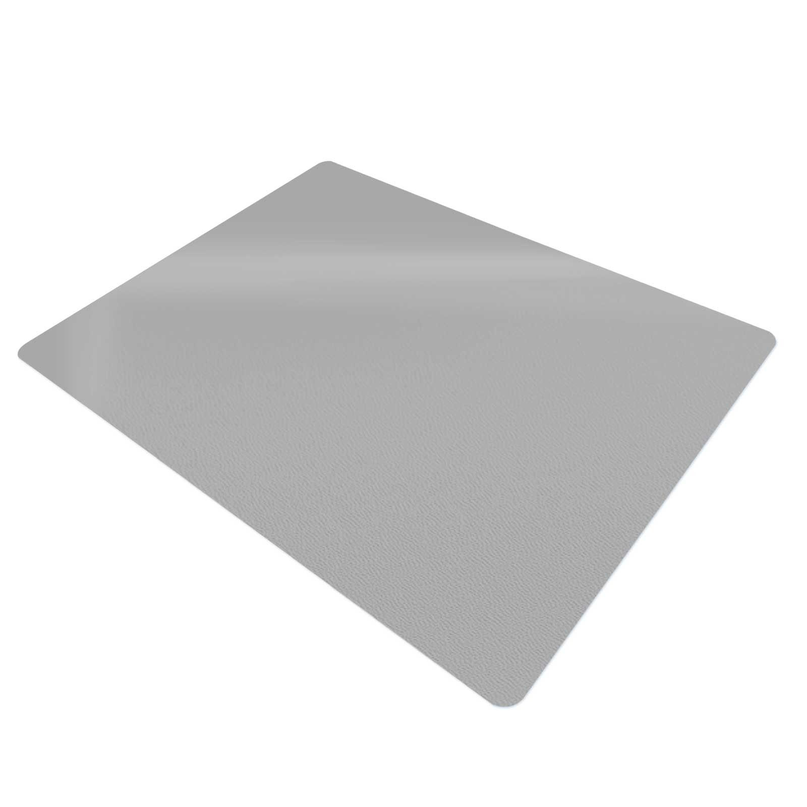 Karat Bodenschutzmatte für Hartböden Grau, Erhältlich in 3 Größen, aus Polypropylen, Materialstärke: ca. 1,8 mm