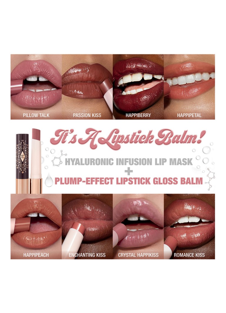 Balsam de buze cu acid hialuronic Happikiss de la Charlotte Tilbury