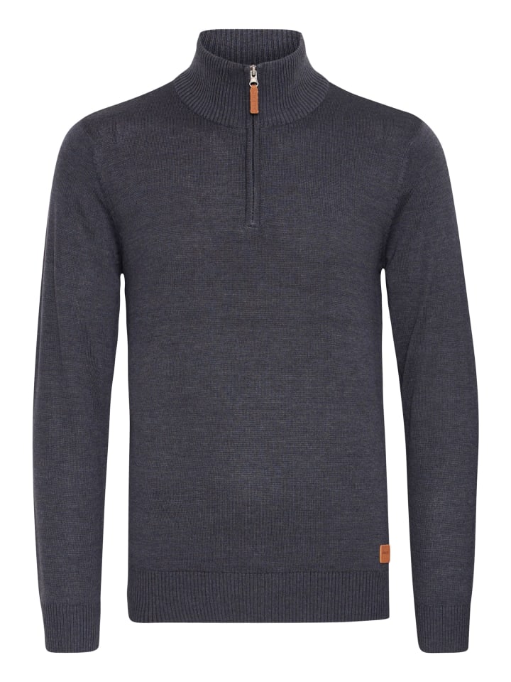 BLEND Troyer BHRobin 20704790ME Strickpulli mit hochabschließendem Kragen in Blau günstig kaufen XXL