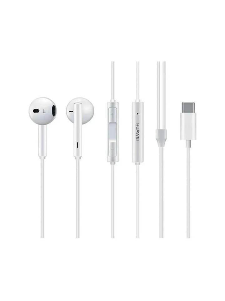Huawei Original Huawei In-Ear-Kopfhörer 1200 mm USB-Typ-C-Stereo-Set in in Weiß günstig kaufen onesize