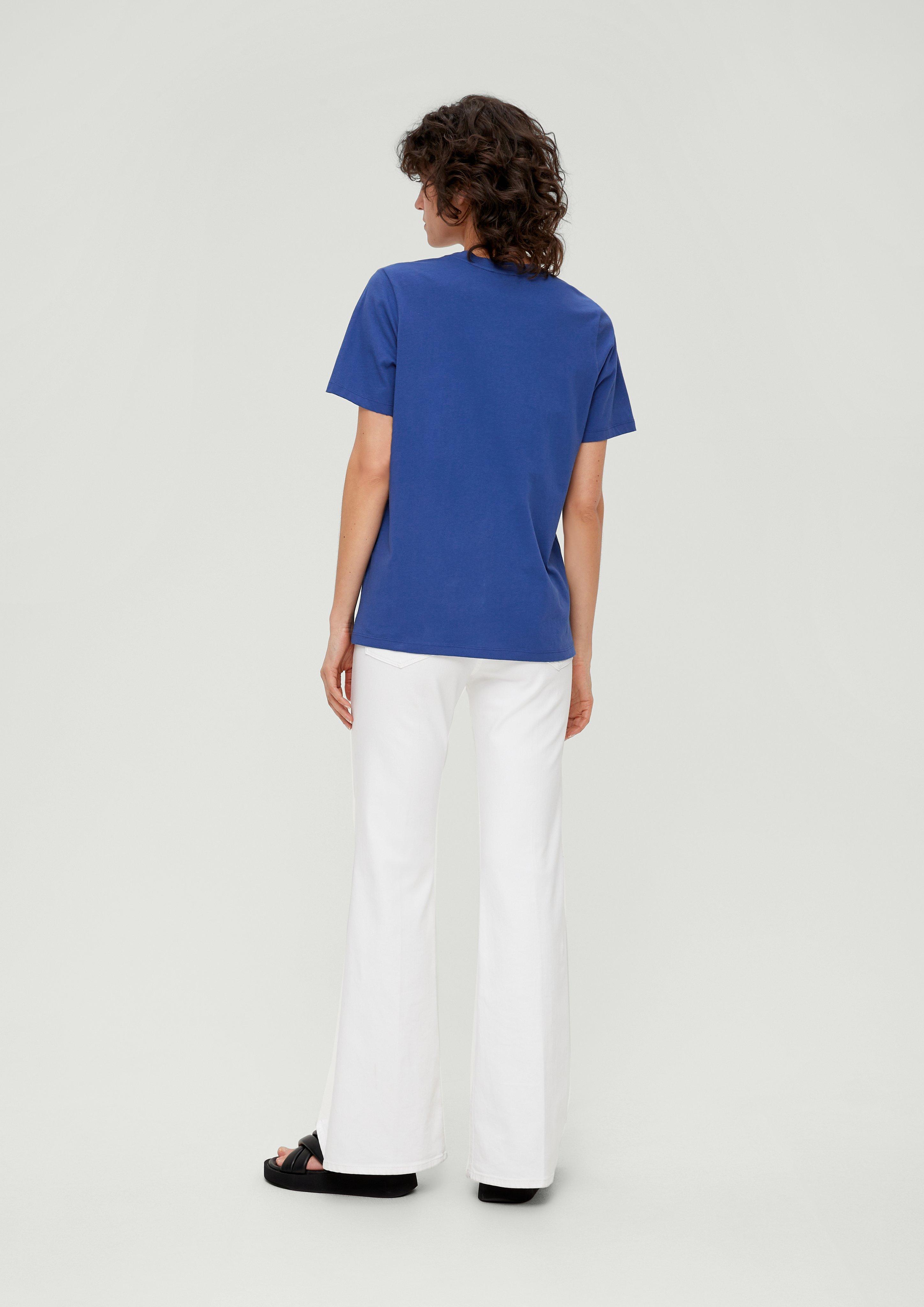 Baumwollshirt mit Frontprint  2133136-56D1