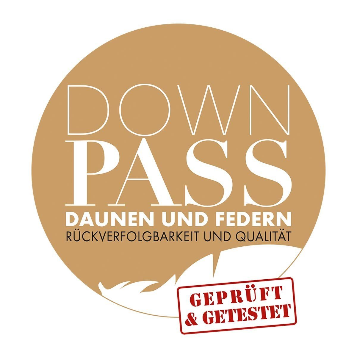3-Kammer-Kopfkissen Premium, BETTWARENSHOP, Füllung: Bezug: 100% Baumwolle Füllung: Außenkammer 10% Federn, 90% Daunen, Innenkammer 100% Federn Klasse 1, optimale Stützkraft und toller Liegecomfort