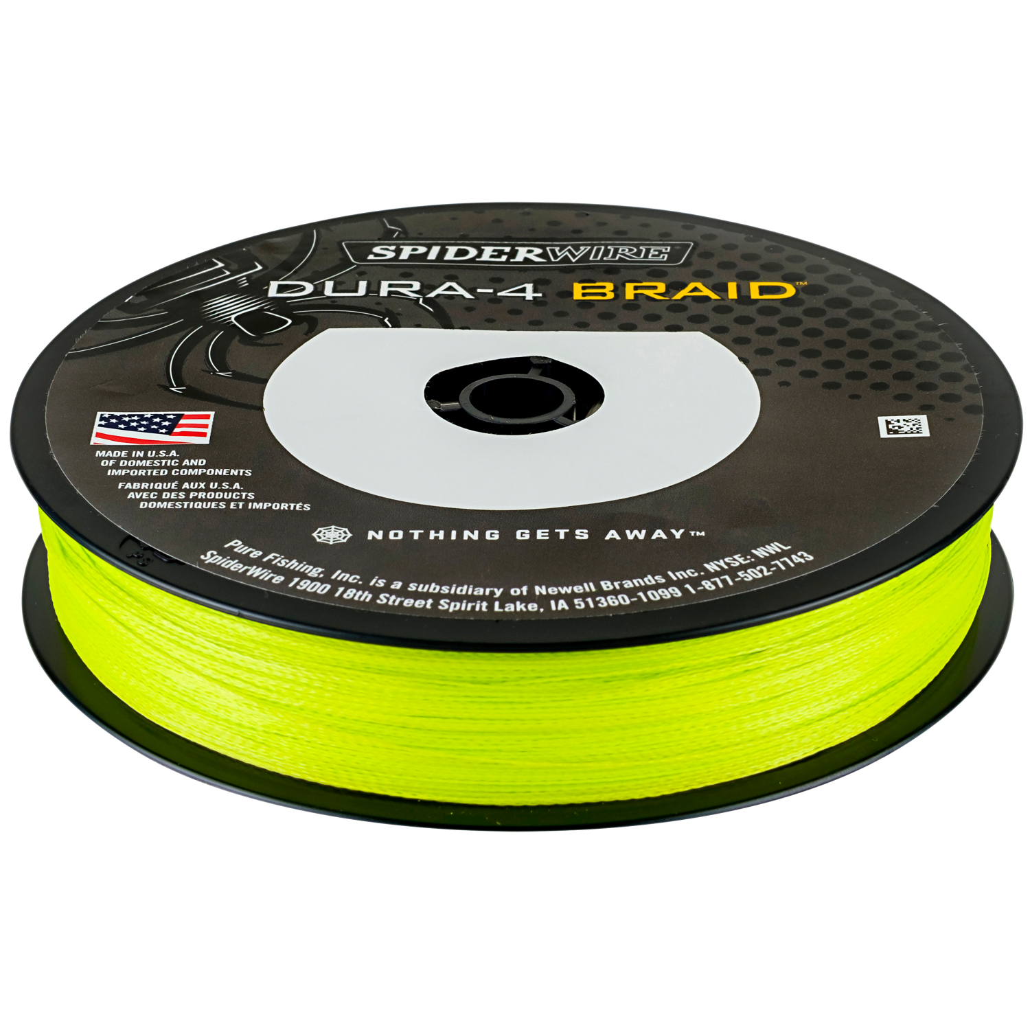 Spiderwire Angelschnur Dura 4 (Yellow, 150 m)