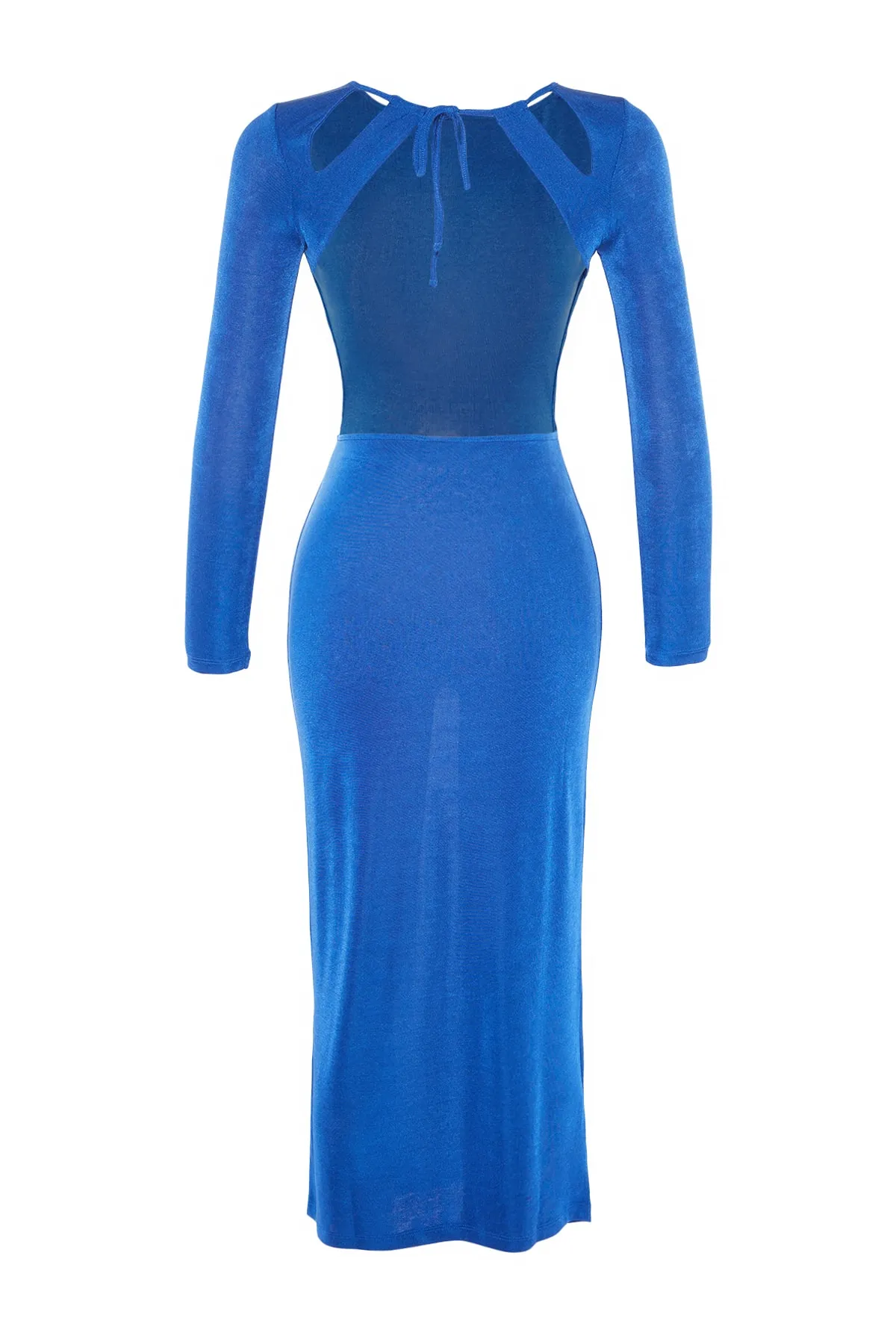 Trendyol Collection  Saks Back Detailliertes Midi-Abendkleid TPRAW23EL00380