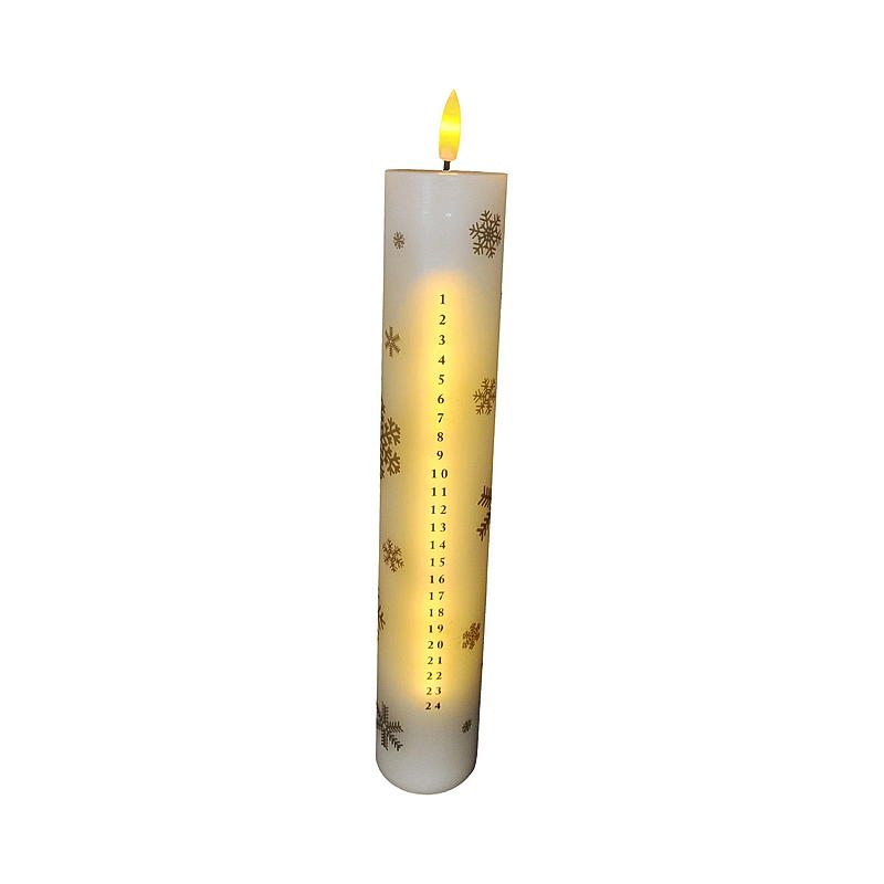 Vie Selected Adventslys 1-24 5x30 cm LED m/fjernkontroll