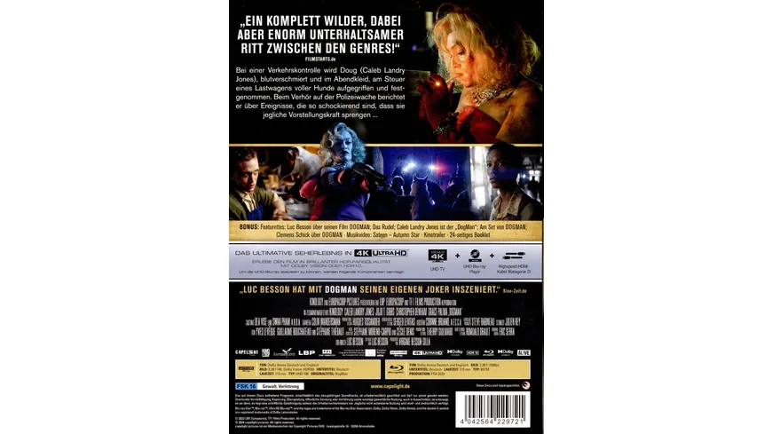 DogMan - 2-Disc Limited Collector's Edition im Mediabook - Cover A (UHD-Blu-ray + Blu-ray)