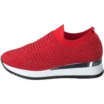 Barbarella Slip On Sneaker in rot