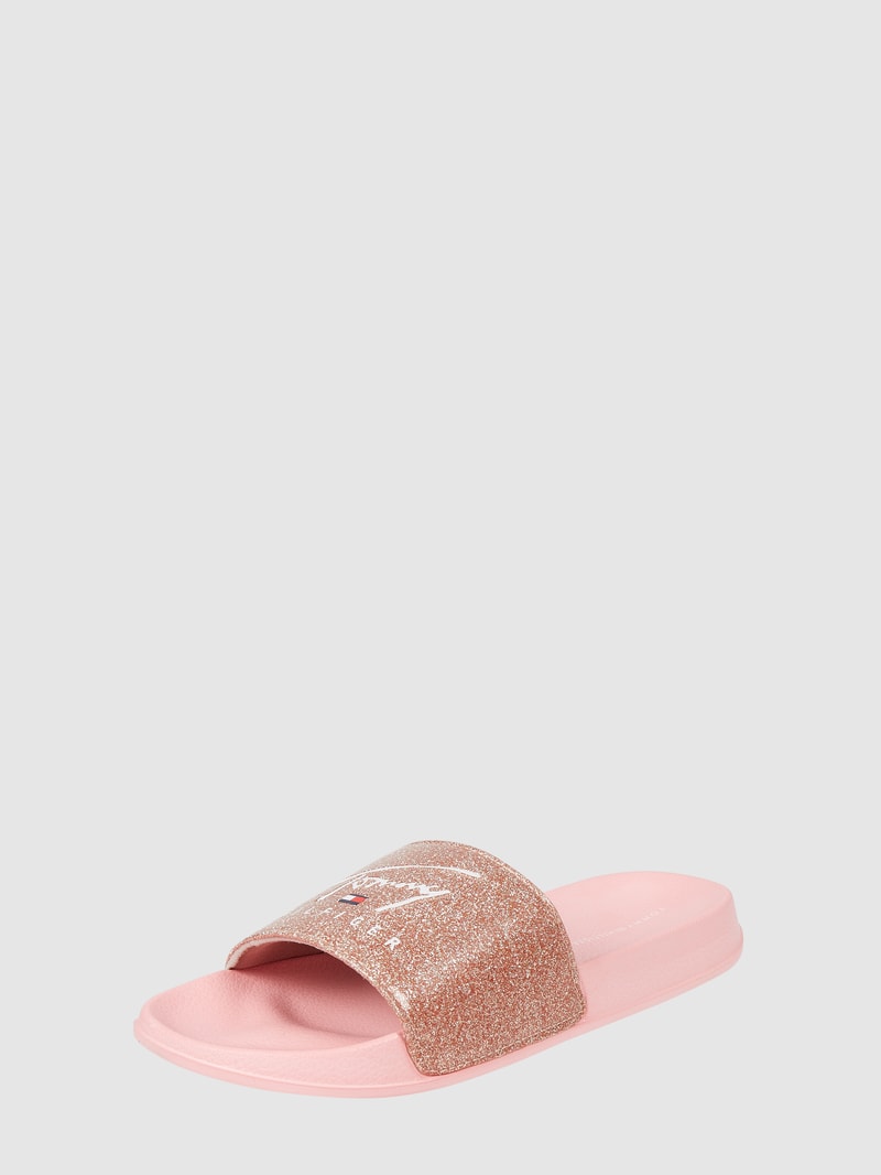 Slides mit Glitter-Effekt in pink