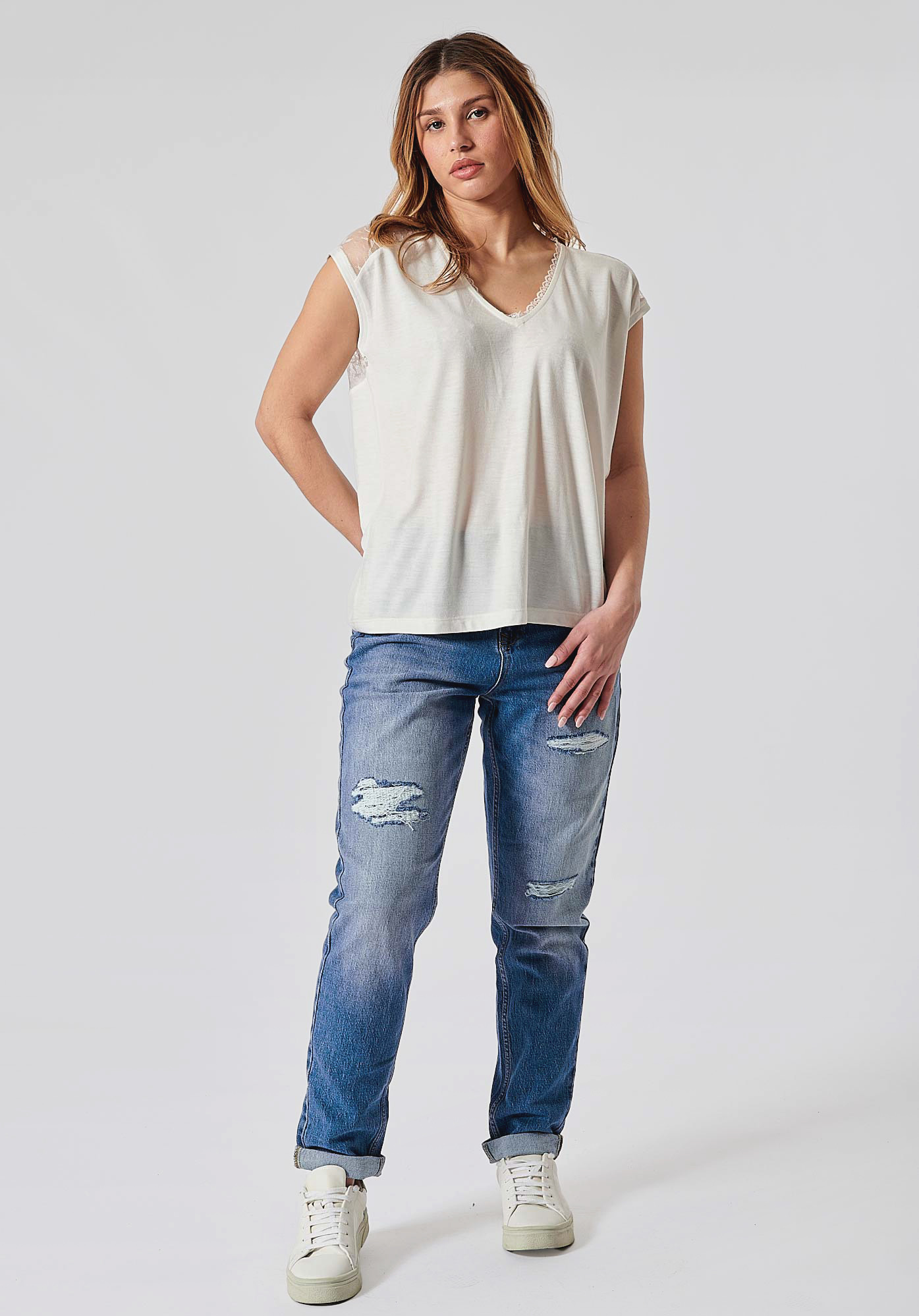 FAITH  T-shirt blanc femme