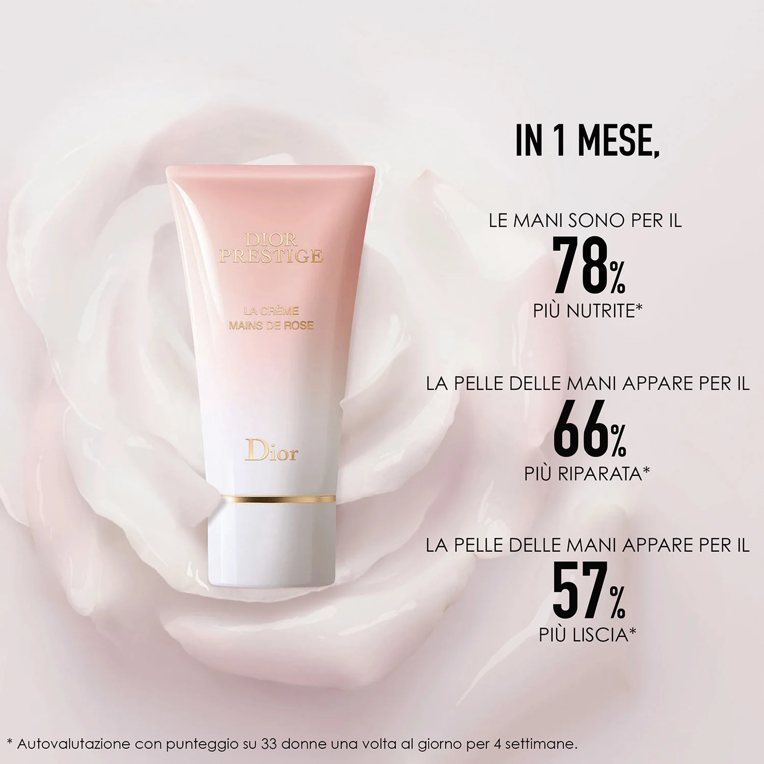 Dior Prestige La Crème Mains de Rose - Enestående anti-aging håndkur, neglekur