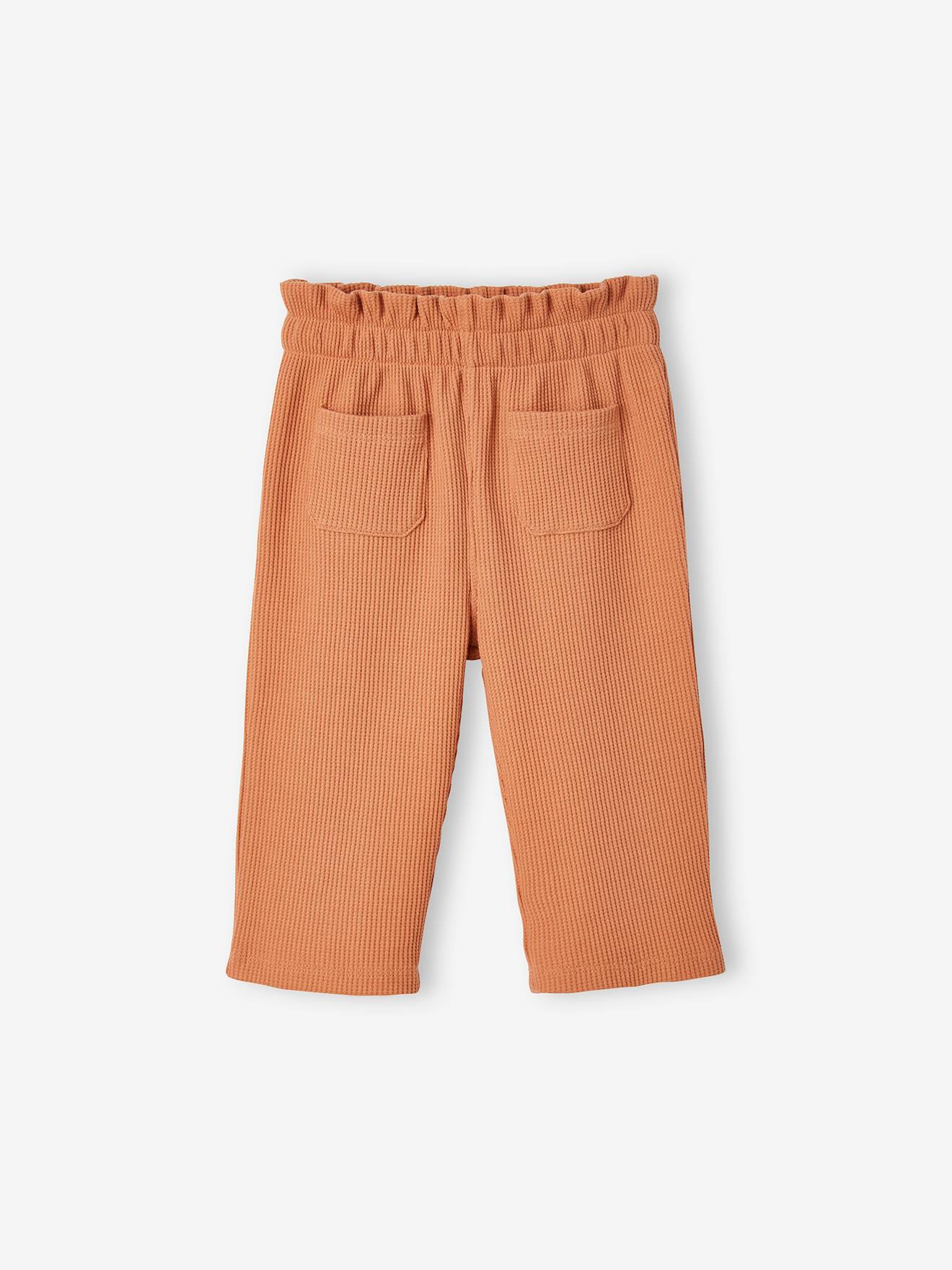 Vertbaudet Baby Hose, Waffelstruktur Oeko-Tex - pfirsich