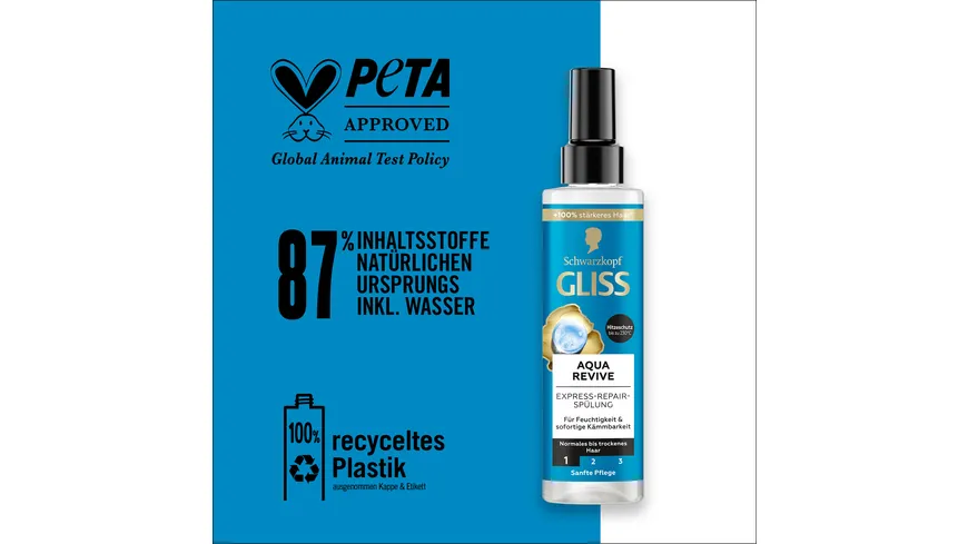 GLISS Express-Repair-Spülung Aqua Revive 200 ml 200 ml