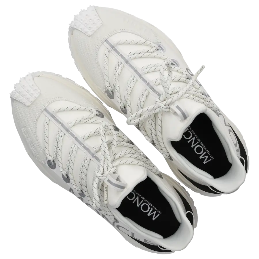 Moncler - Sneaker low TRAILGRIP LITE2 Materialmix - weiß