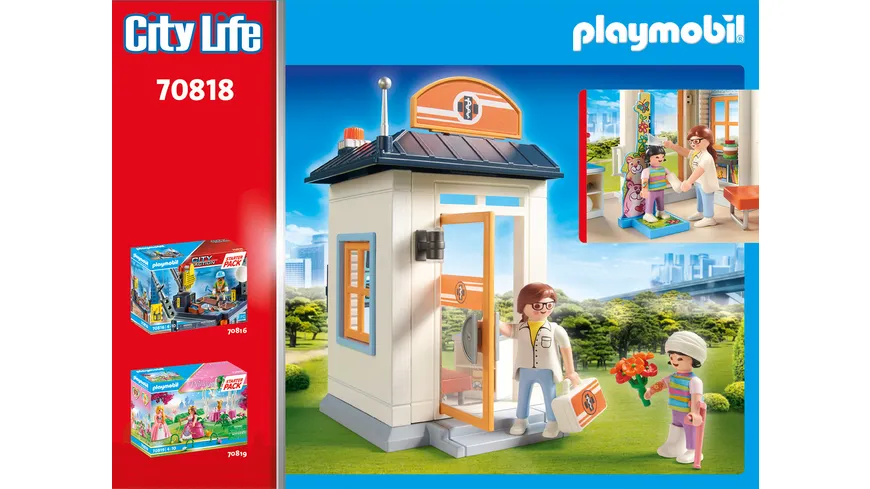 PLAYMOBIL 70818 - City Life - Starter Pack Kinderärztin