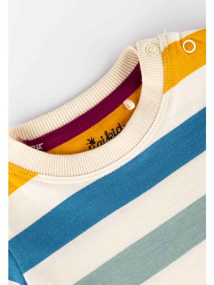 Sigikid T-Shirt Happy Crocodile in ecru/bunt gestreift günstig kaufen