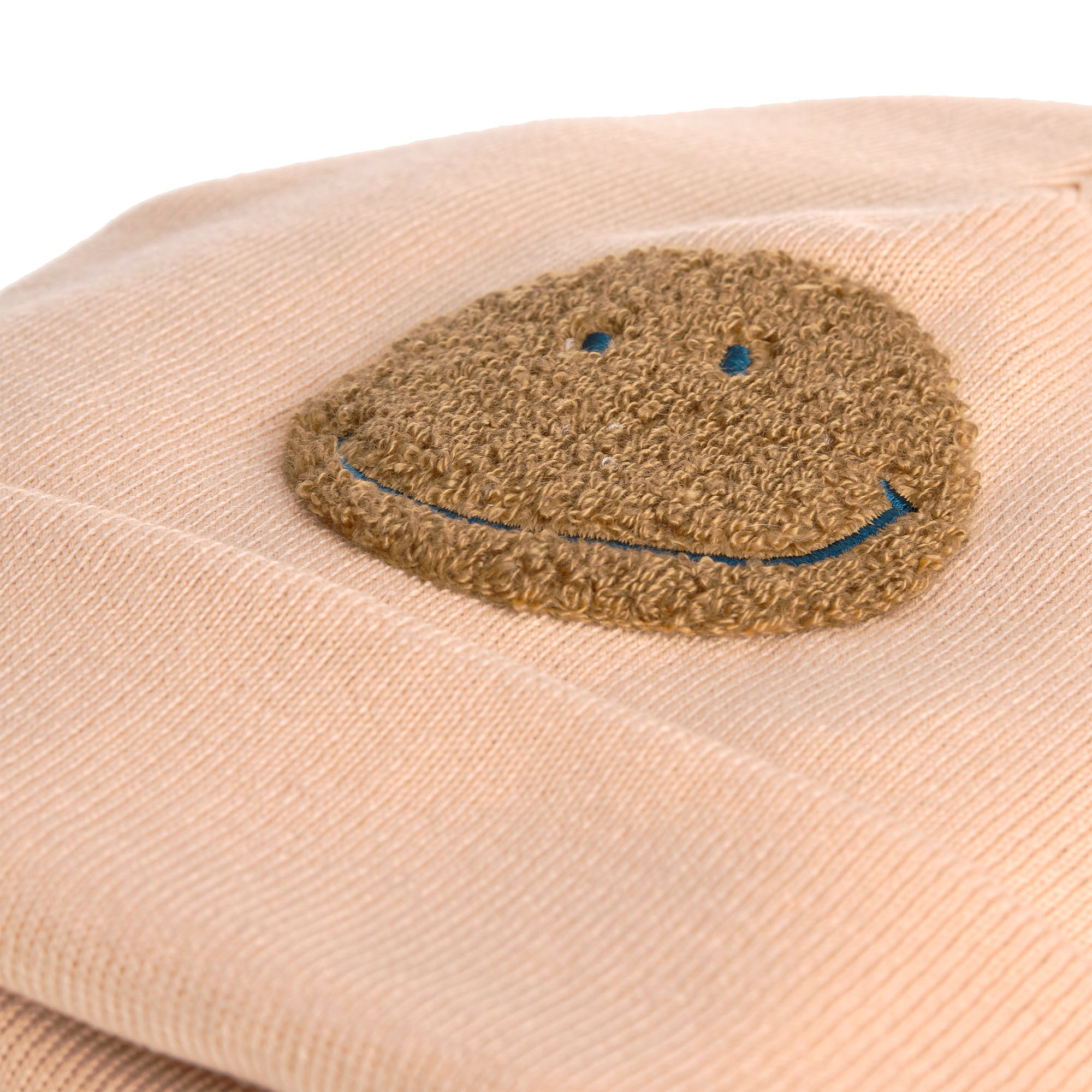 Beanie Mütze Kinder - Merino Wolle, Little Gang, Smile Rosa