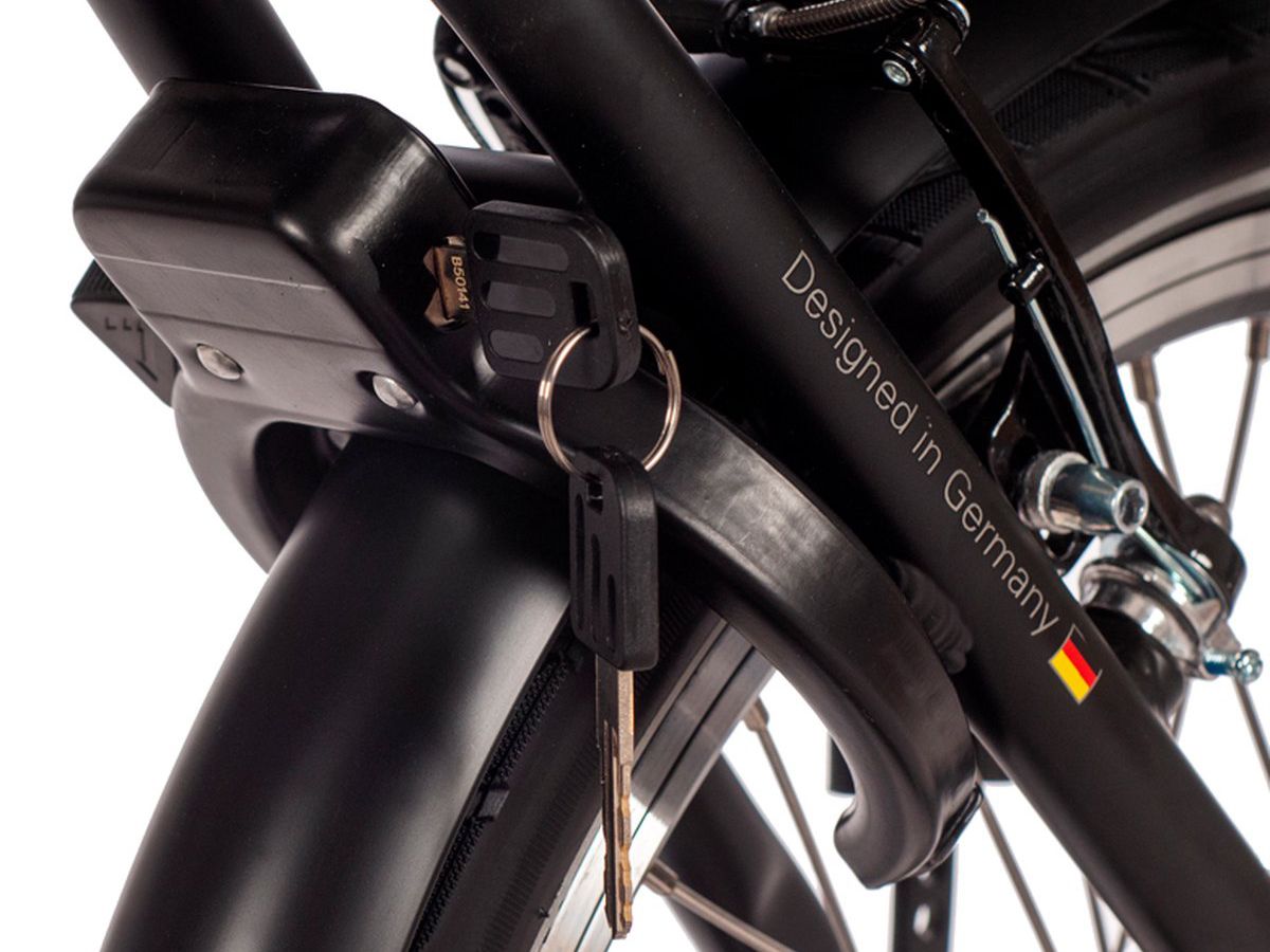 Saxxx Compact Plus S mattschwarz Elektro-Faltrad