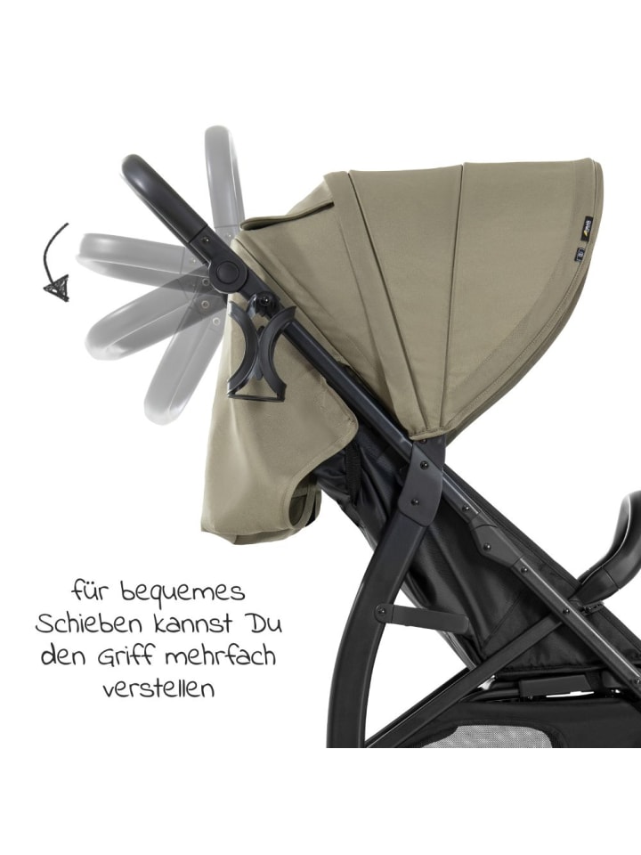Hauck Buggy Rapid 4D AIR (bis 25 kg) - mit Luftreifen, in schwarz,beige günstig kaufen onesize