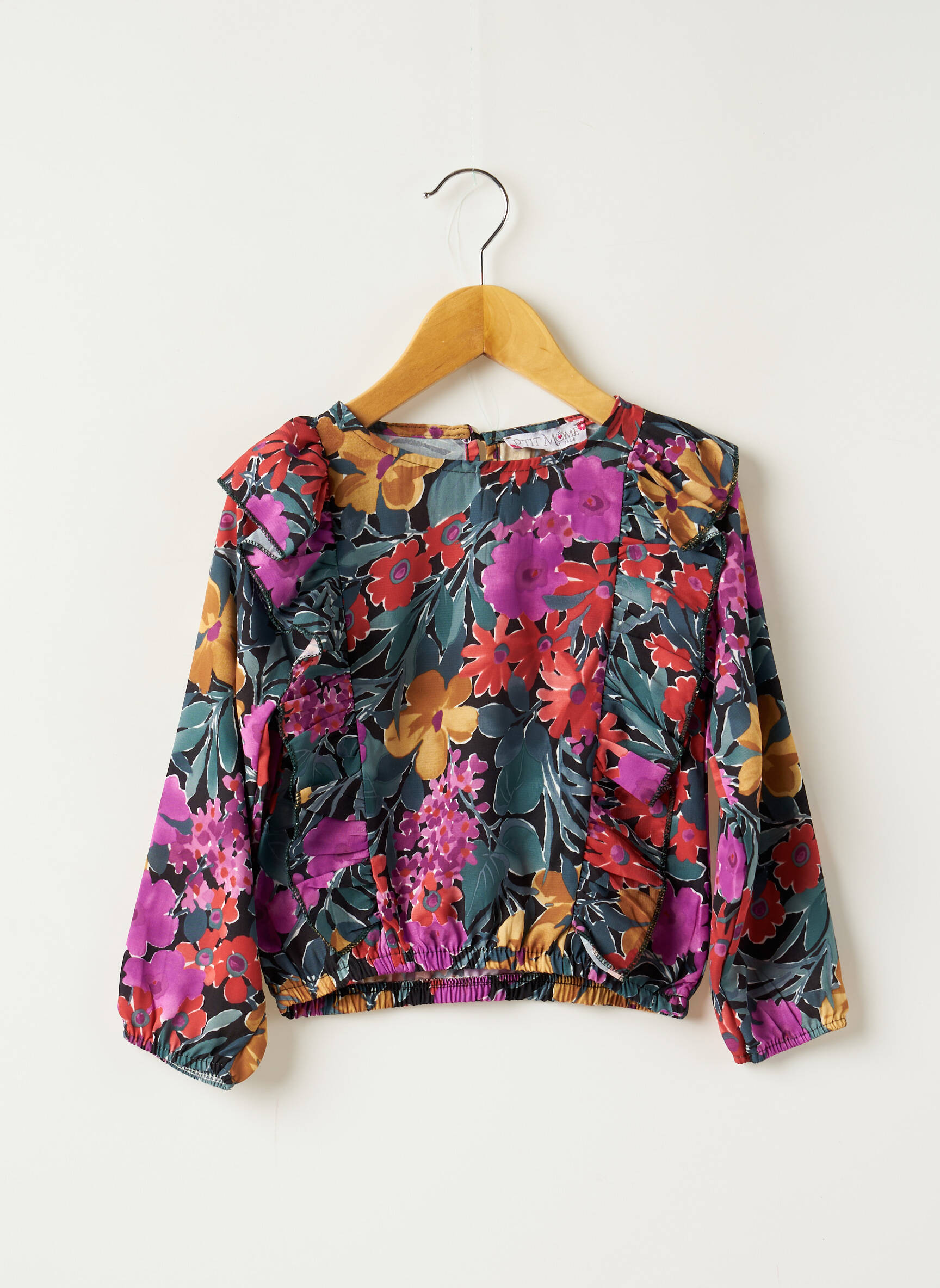 P Tit Mome Blouses Fille couleur noir