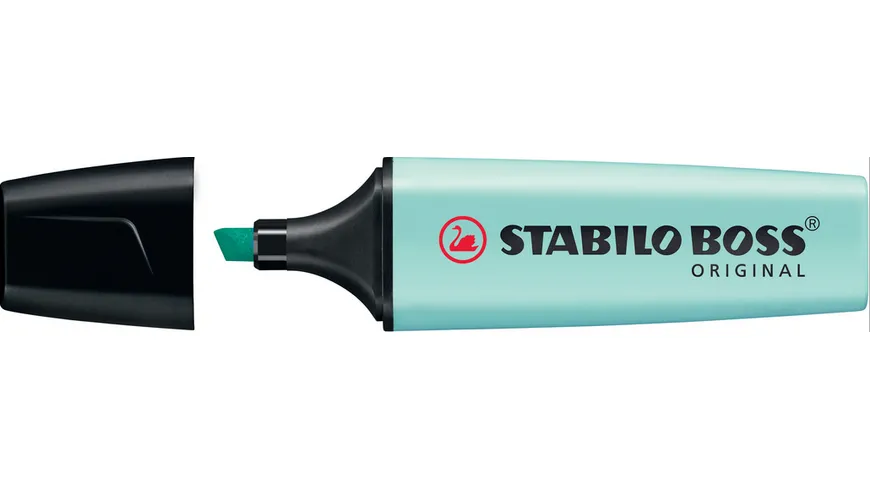STABILO® Textmarker - STABILO BOSS ORIGINAL Pastel - Einzelstift - zartes Türkis türkis