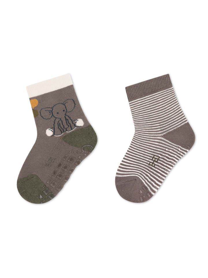 Sterntaler ABS Socken 2er-Pack Eddy in grau günstig kaufen 20