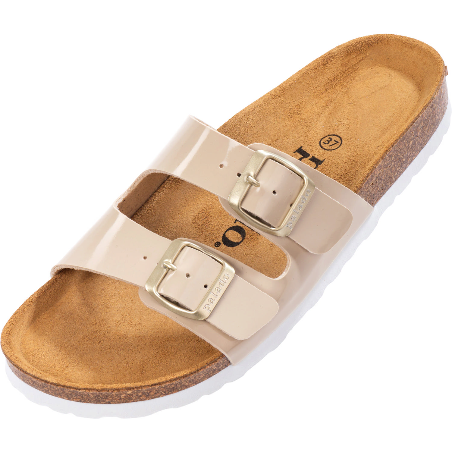 Palado Milos Lack, Pantoletten, Damen, Beige