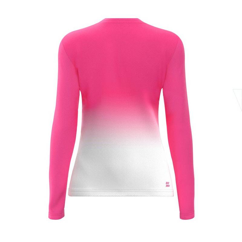 BIDI BADU Crew Gradiant Longsleeve Tennisshirt Damen