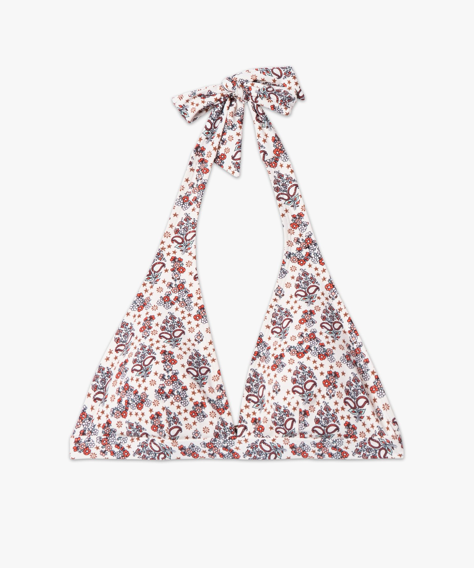 Haut de maillot de bain femme triangle à motifs fleuris imprime | GEMO