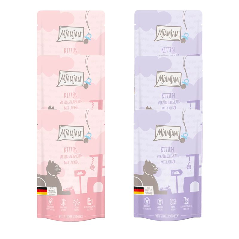 Probierpaket MjAMjAM Kitten 12 x 125 g zu TOP-Preisen | bitiba %