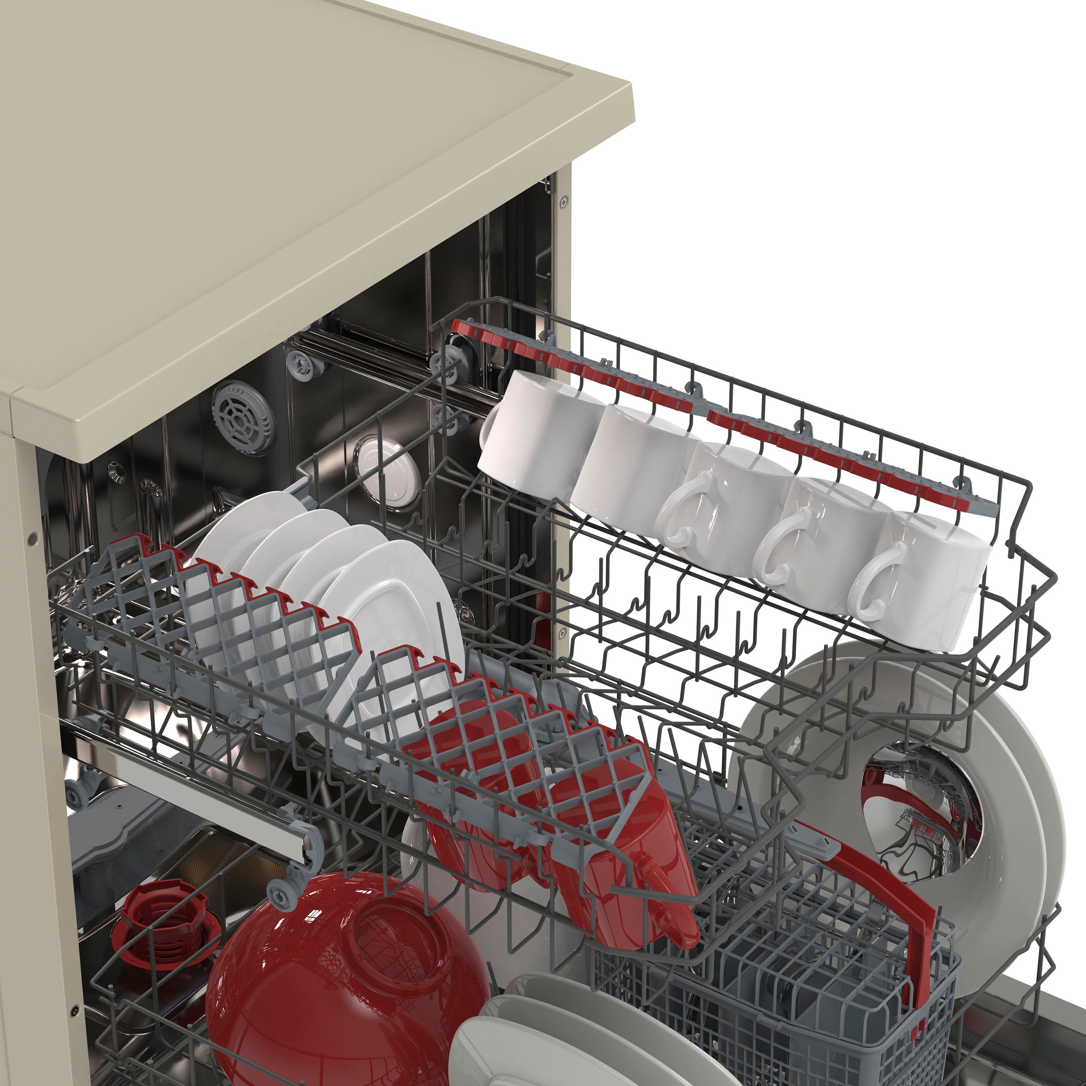 Sharp Standgeschirrspüler, QW-I23F47DJ-DE, 13 Maßgedecke