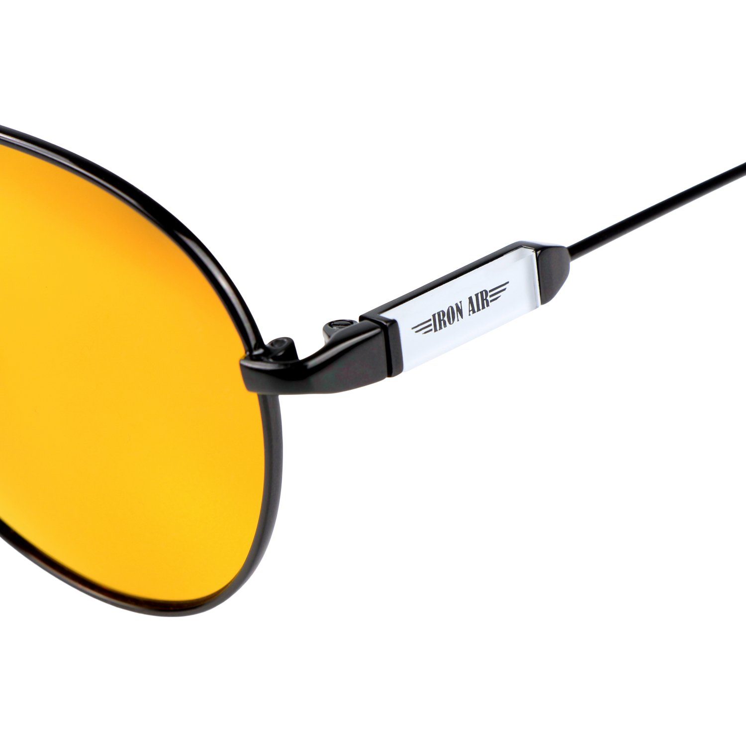 ActiveSol SUNGLASSES Sonnenbrille Pilotenbrille für Kinder, 6 - 10 Jahre, Flieger-Brille (inklusive Brillenputztuch und Schiebeschachtel) Metall Bügel mit Memory Metall im Nasenbügel